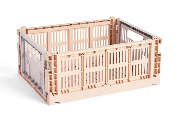 Colour Crate mix förvaringslåda, M - powder/lila