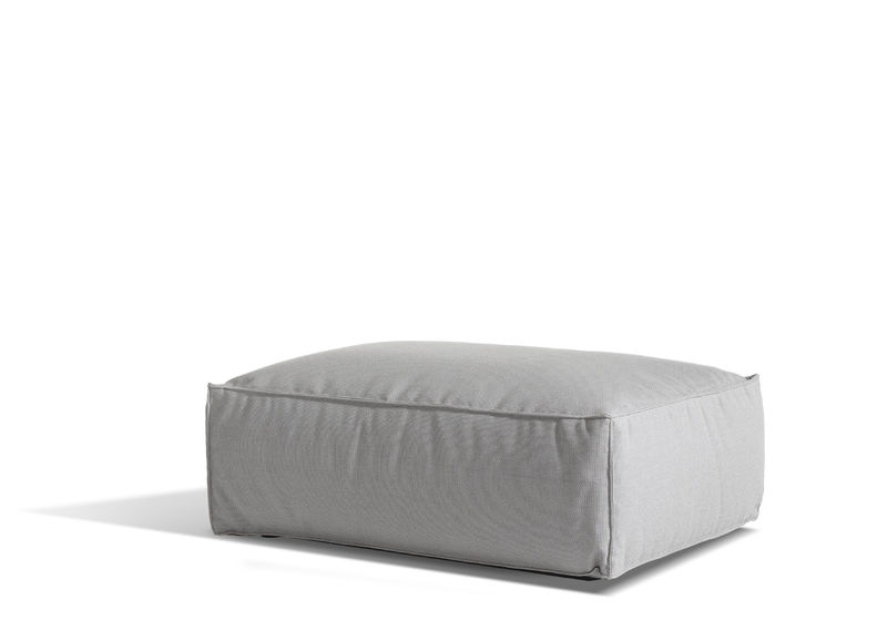 Asker lounge ottoman/pall - light grey Sunbrella Sling