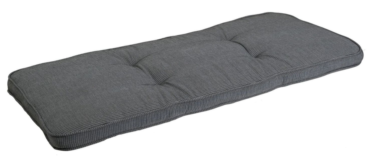 Bänkdyna Canyon 100 cm, smal - granitgrå struktur