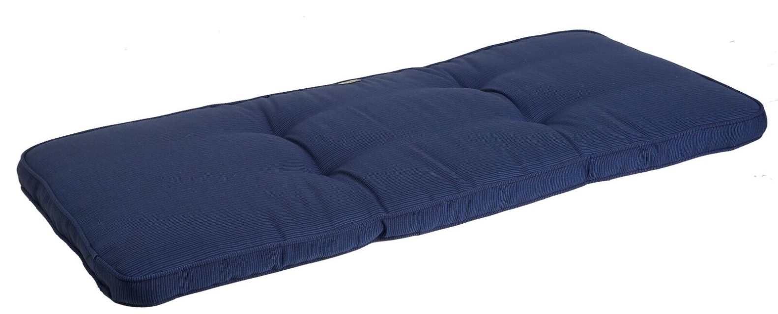 Bänkdyna Canyon 100 cm, smal - blå struktur