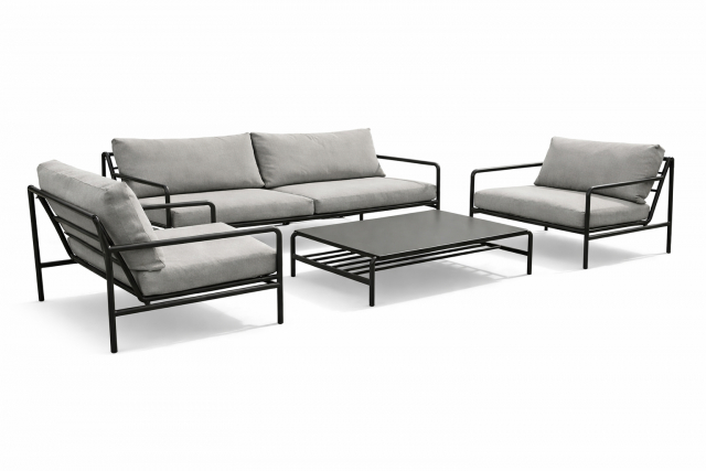 Tessina soffgrupp - svart/grå