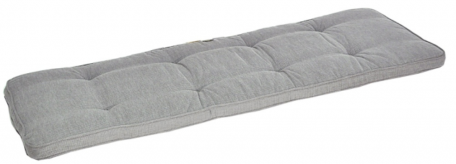 Bänkdyna Canyon 150 cm - titangrå struktur