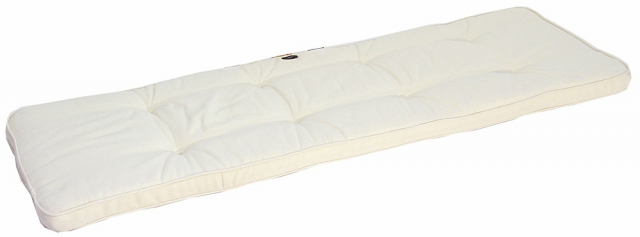 Bänkdyna Canyon 150 cm - offwhite struktur