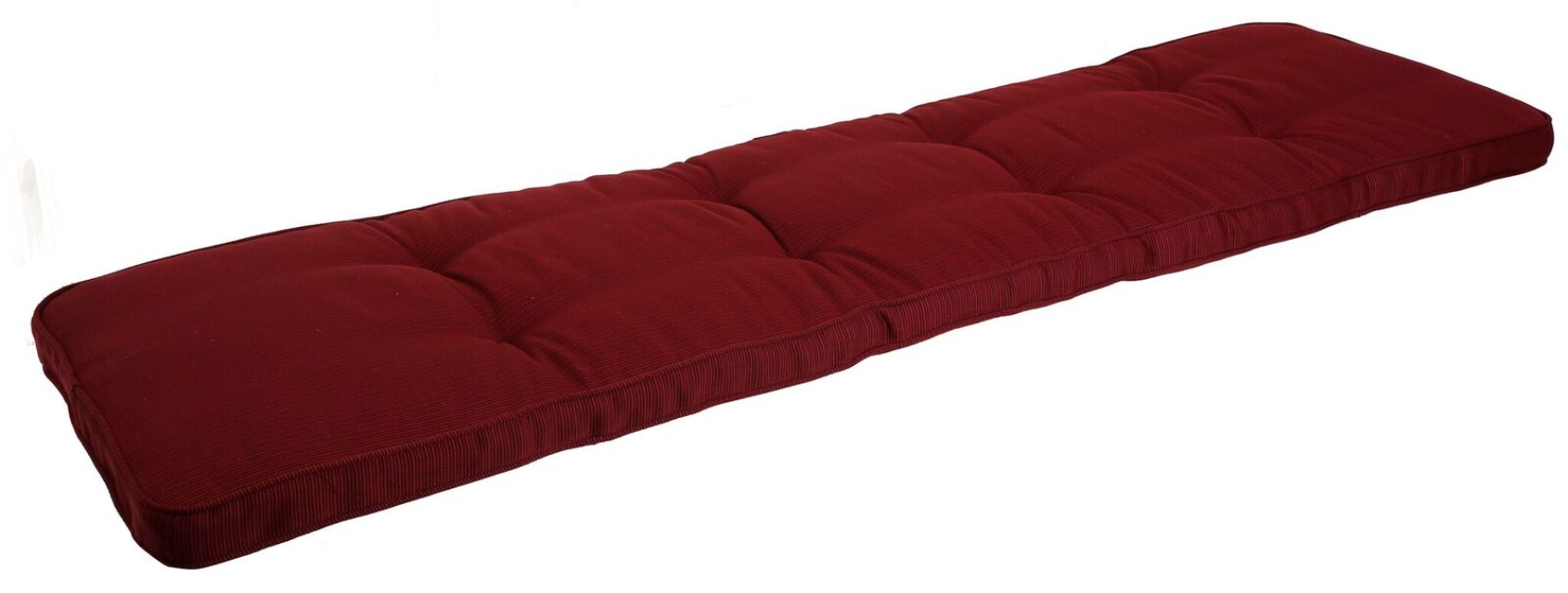 Bänkdyna Canyon 150 cm, small - bordeaux struktur