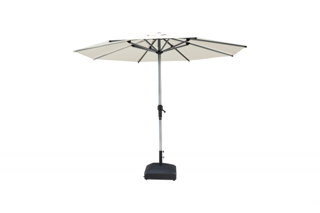 Madelina parasoll Ø 3 m - silver/beige