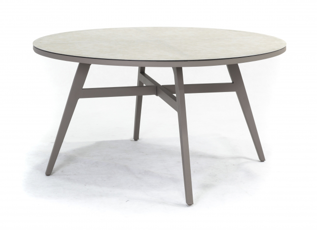 Emel matbord Ø140 cm - taupe
