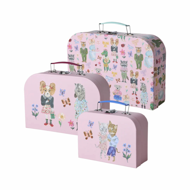 Nathalie Lété väska, 3-pack - pink