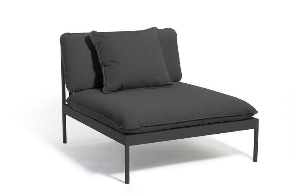 Bönan lounge mittdel - dark grey/dark grey Sling