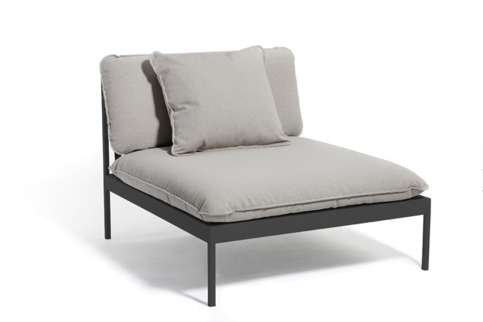 Bönan lounge mittdel - dark grey/light grey Sling