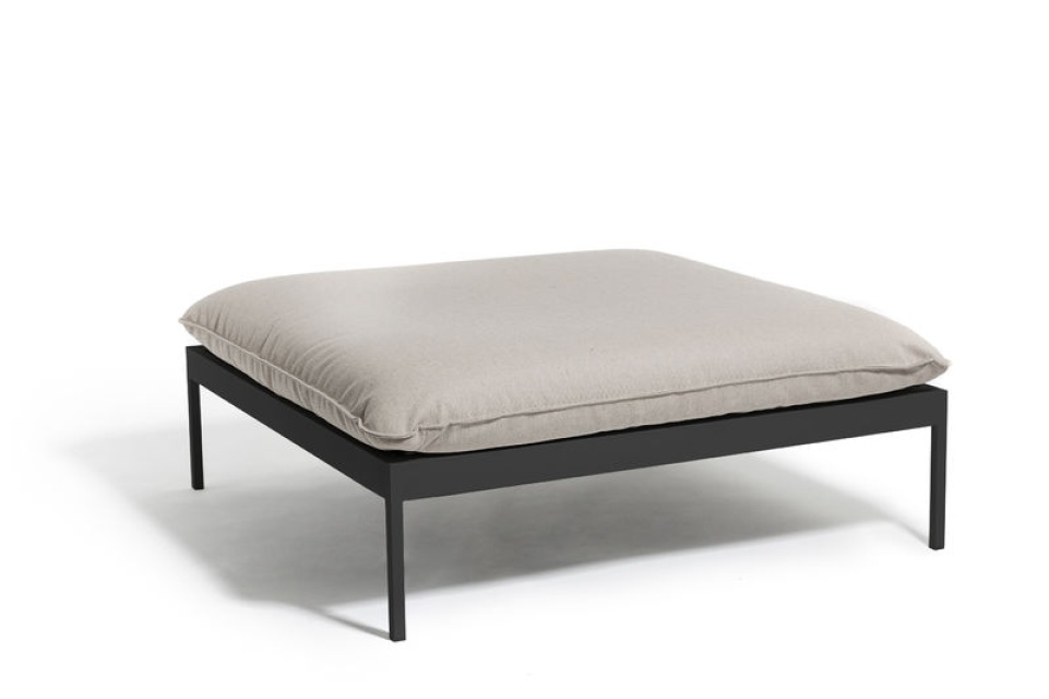 Bönan lounge ottoman/pall - dark grey/light grey Ash