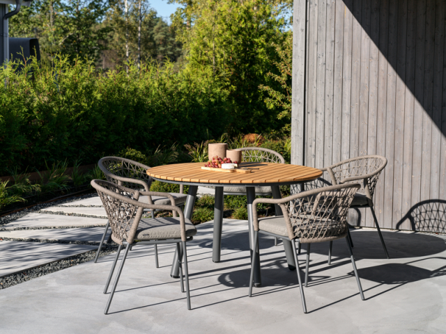 Bam Bo / Brady matgrupp - antracit/greige dyna