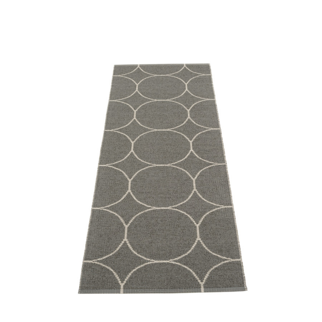 Boo matta - charcoal/linen