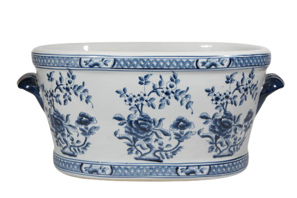 Jardinière kruka, stor - Blommig