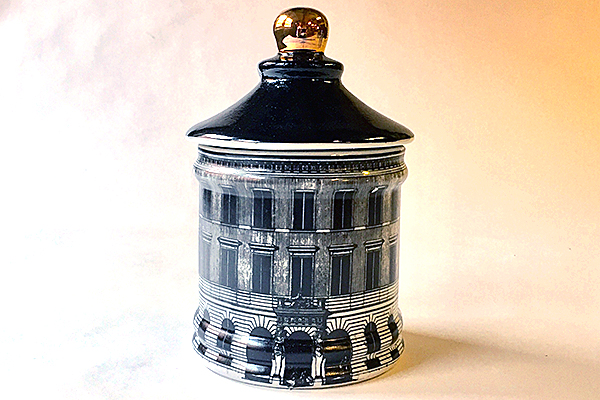 Tessinska palatset burk med lock