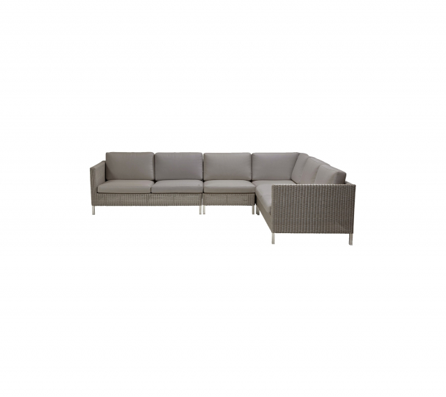 Connect hörnsoffa - taupe/taupe