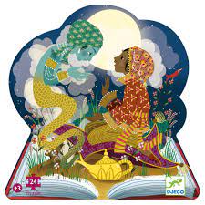 Aladdin siluettpussel, 24 bitar