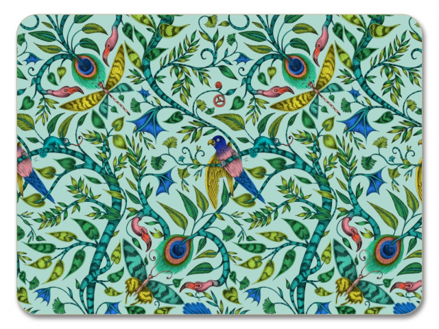 Rousseau underlägg 29x21 cm - turquoise