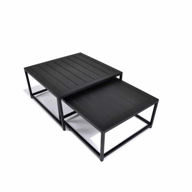 Easy satsbord, 2 delar - svart