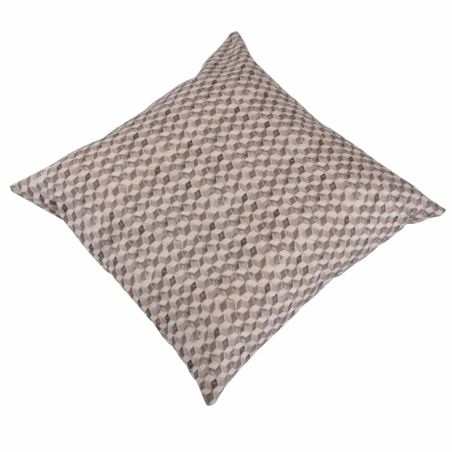 Prydnadskudde, allväders 50 x 50 cm - Diagonal beige