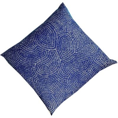 Prydnadskudde, allväders 50 x 50 cm - Domino blue