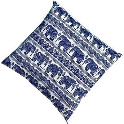 Prydnadskudde, allväders 50 x 50 cm - Elephant blue