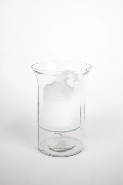 Castella stormlykta H26 cm - clear