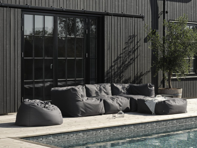 Galloway loungegrupp, bygg själv - grå