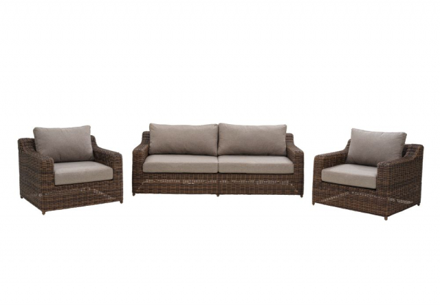 Glendon soffgrupp - dark brown/soft moose dyna