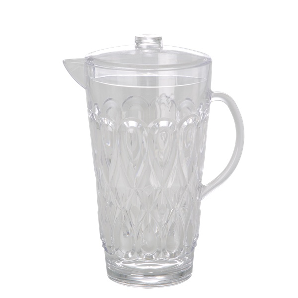 Swirly Embossed kanna, stor - clear