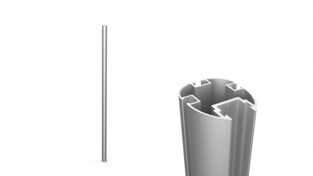 Ingenua stolpe till 80/90° 300 cm - Alu