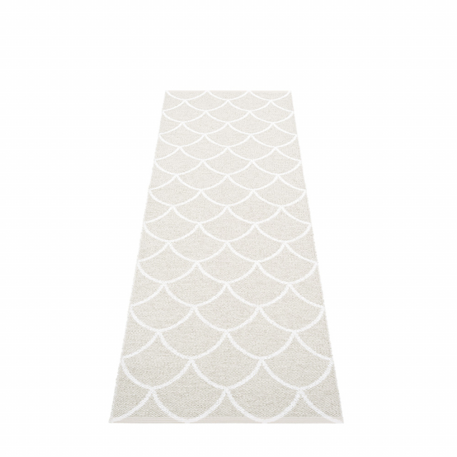 Kotte matta - fossil grey/white
