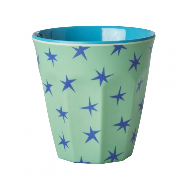 Stars melamin mugg - green