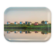 Flommens naturreservat Falsterbo bricka 27 x 20 cm