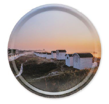 Ljungskogens strandbad soluppgång bricka 38 cm