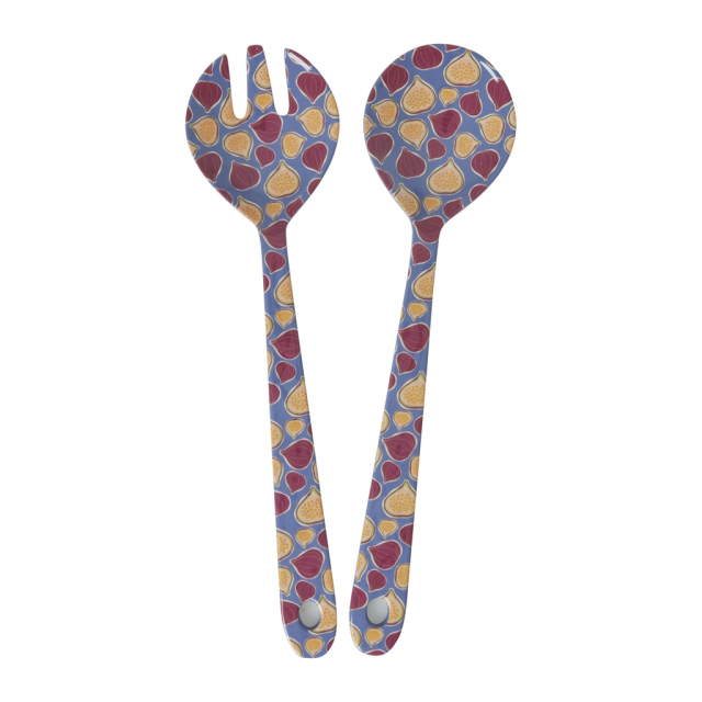 Figs In Love salladsbestick-set - plum