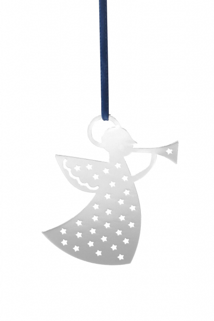Trumpetängel hänge - silver