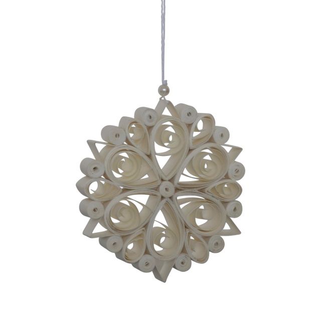 Heavy Flake juldekoration, large