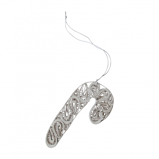 Paper Candy Cane juldekoration