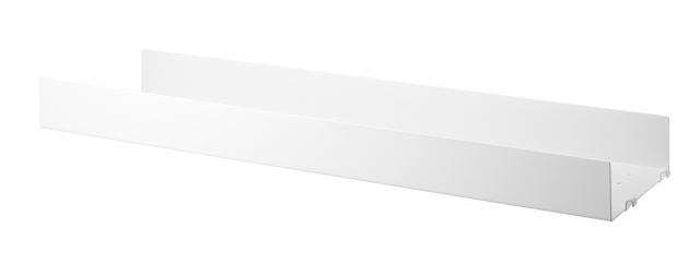 String metallhyllplan hög kant 78x20 - fler färger