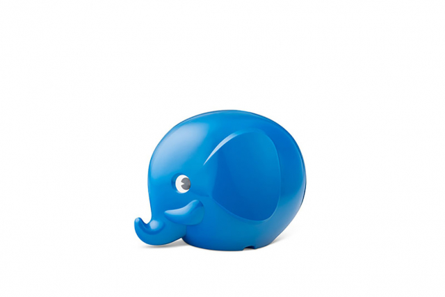 Elefantsparbössa, large - mid blue