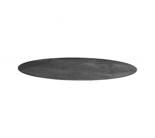 Bordsskiva Ø 144 cm - fossil black ceramic