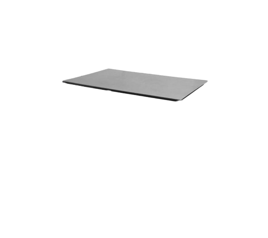 Bordsskiva 150x90 cm - fossil black keramik