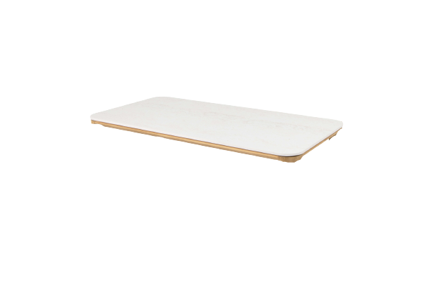 Bordsskiva 210x100 cm - travertine look ceramic