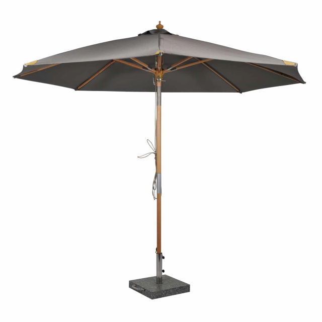 Nice träparasoll m tilt Ø 3 m - grå