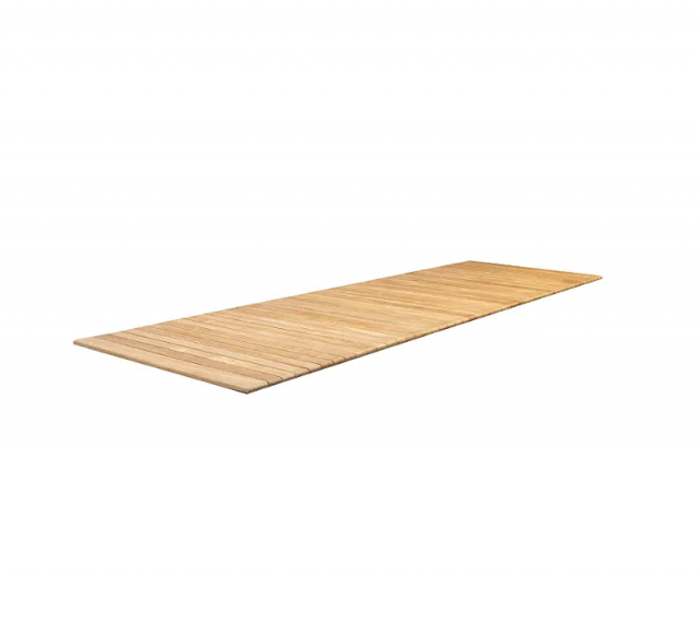Bordsskiva 120-320x100 cm extension - teak