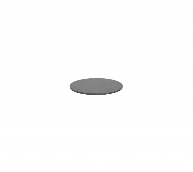 Bordsskiva Ø 45 cm - dark grey structure kompaktlaminat
