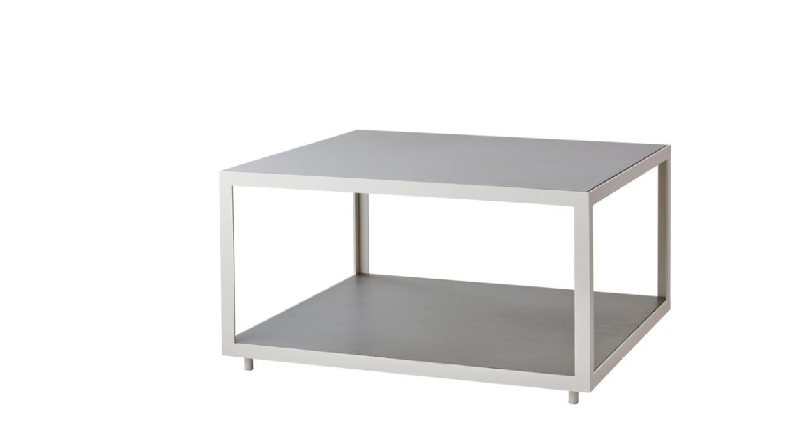 Level soffbordsskiv-set stor (2 st) - light grey keramik