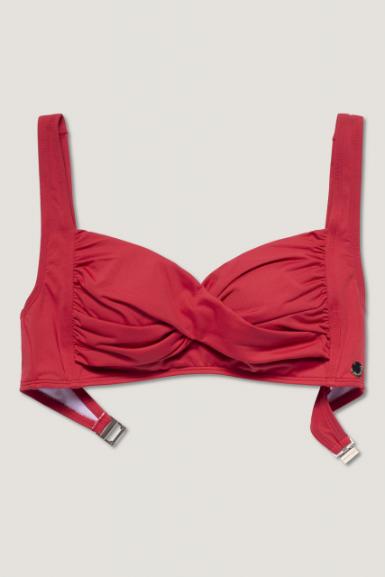 Medea Solid bikini-BH - lipstick red