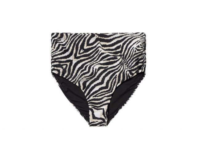 Zebra Chara bikini trosa - vit/svart