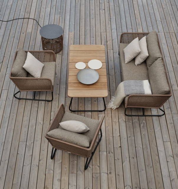 Pors soffgrupp, bygg själv - ljusbrun/beige dyna